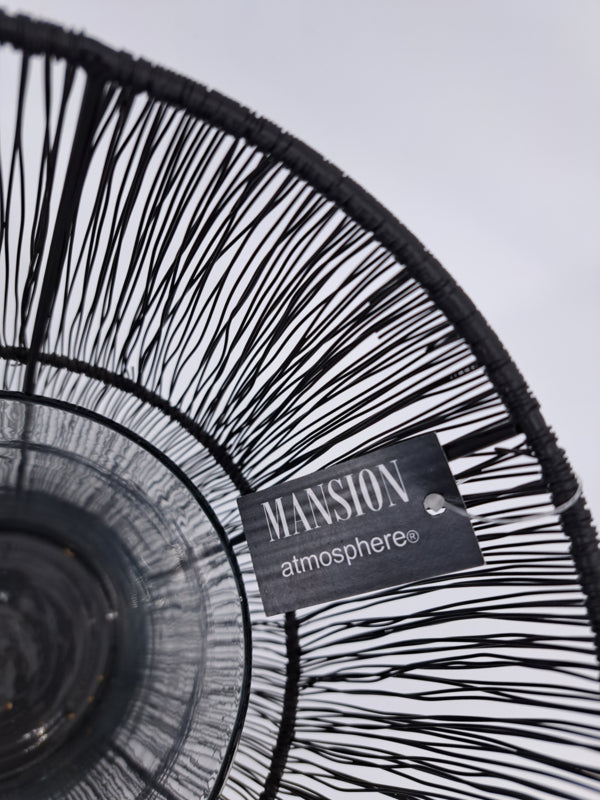 Mansion atmosphere Kaarsenhouder hurrican black Fleur