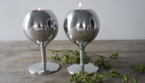 Bob Aluminium Waxinelichthouder Goblet