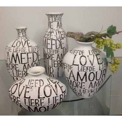Peri Glass vaas L,amore 27 cm stijlvol en tijdloos