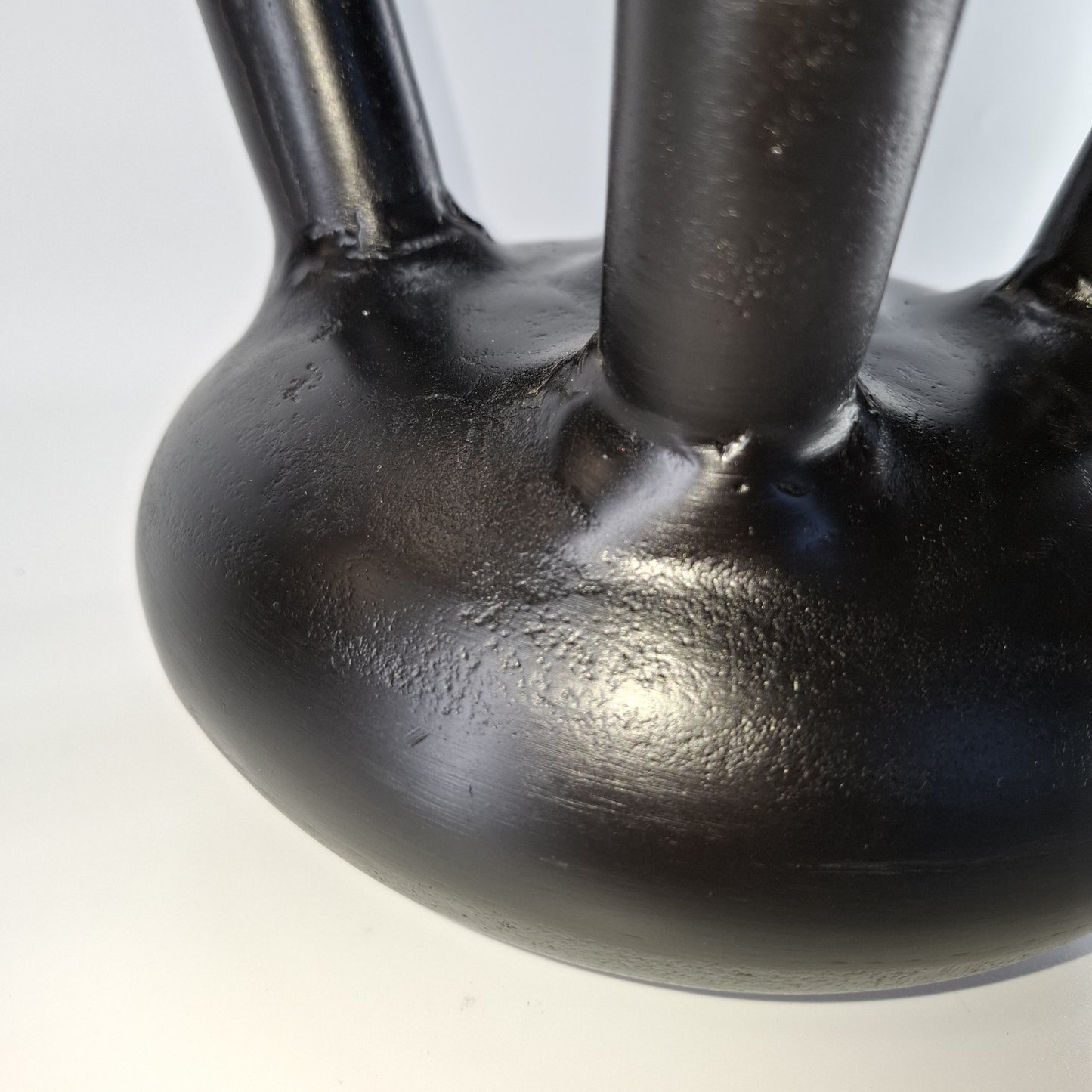 Aluminium toetervaas / tulpenvaas D25 zwart