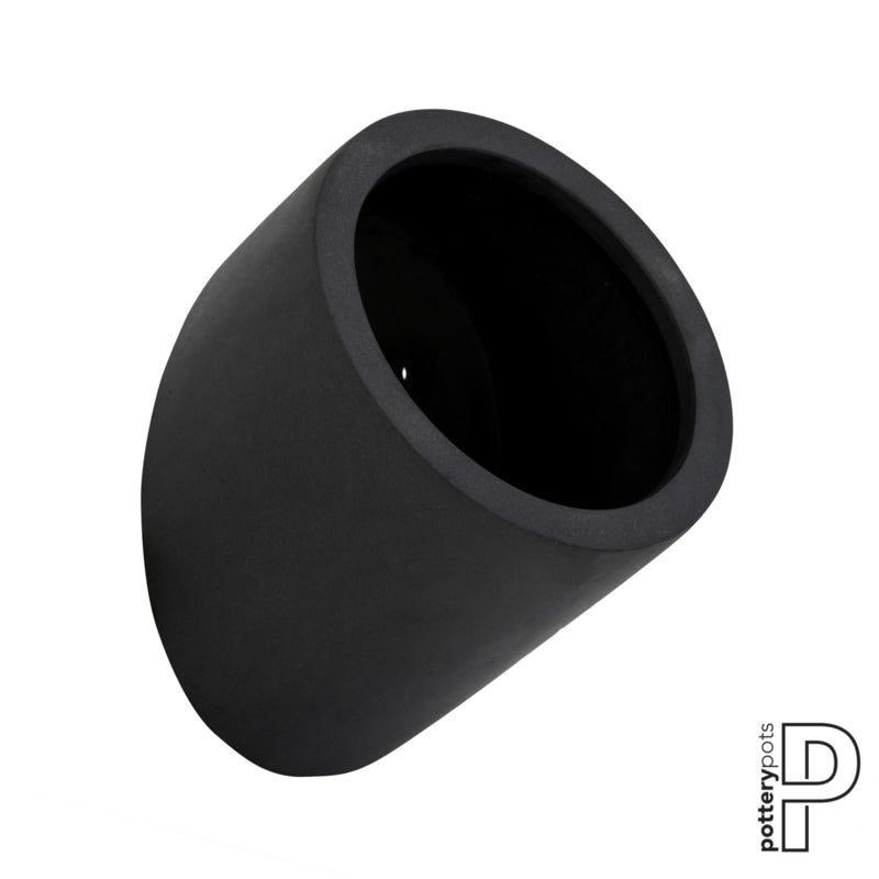 Pottery Pots Puk Wally wand plantenbak M Black