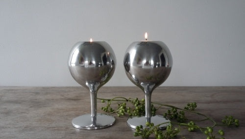 Bob Aluminium Waxinelichthouder Goblet