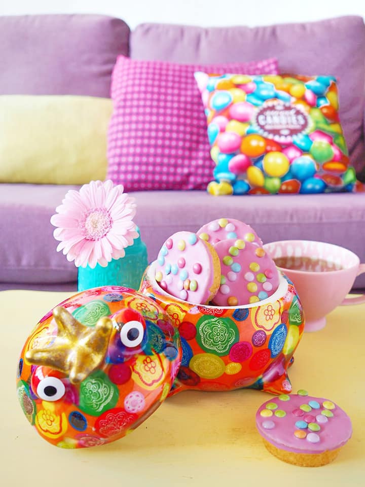 Pomme Pidou Cookie jar / snoeppot Kikker Freddy L