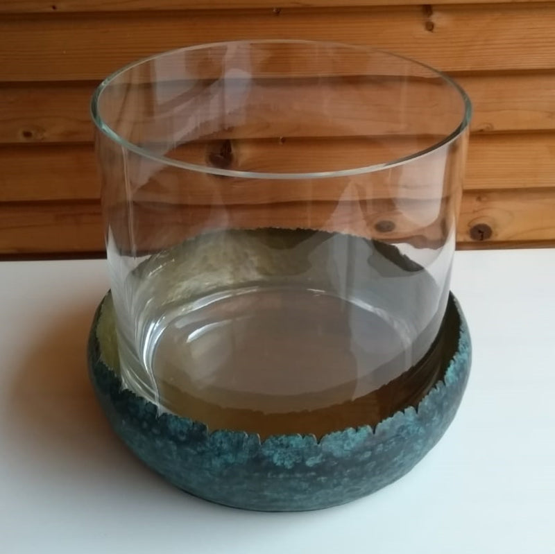 Bob Candle holder Patina Ø29 cm