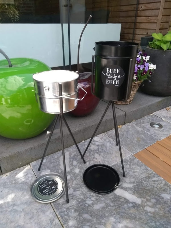 Kaarsenhouder/ Standaard Kleine blik