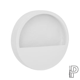 Pottery Pots Wally wand plantenbak XS Glossy wit (D30 cm )