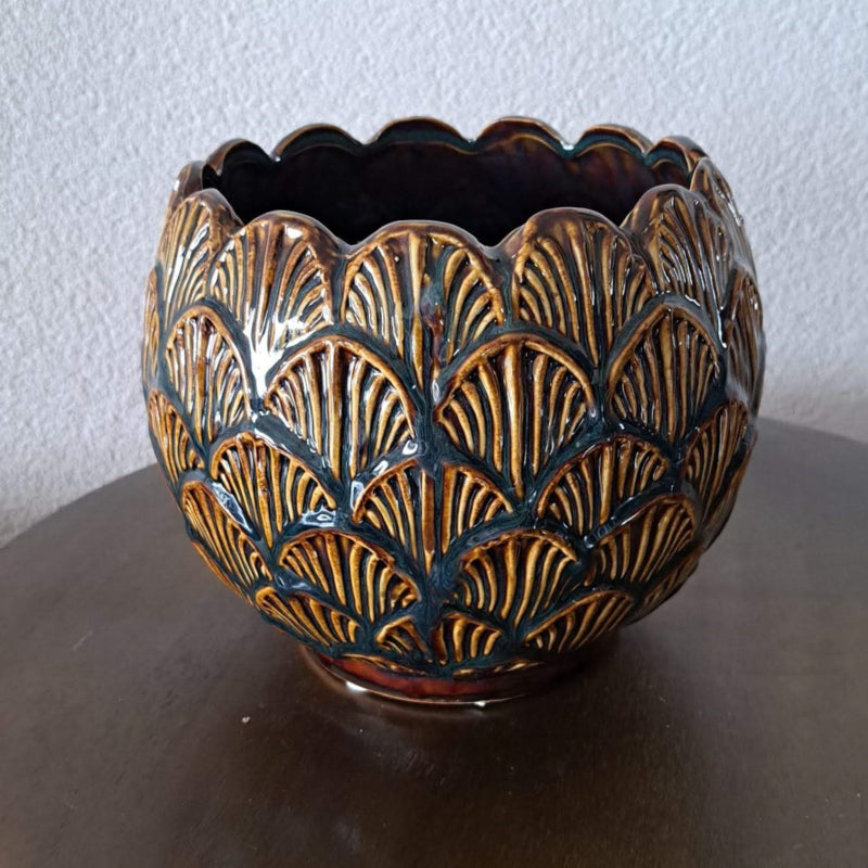 Mansion - Wolfsberg vase old colored 20 x 16.5