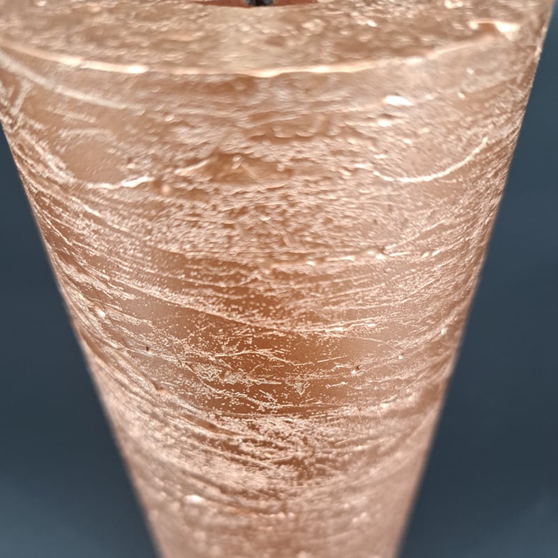 Mansion Atmosphere led kaars Copper metallic 7.5 x 15