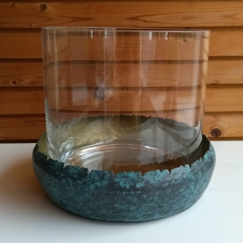 Bob Candle holder Patina Ø29 cm