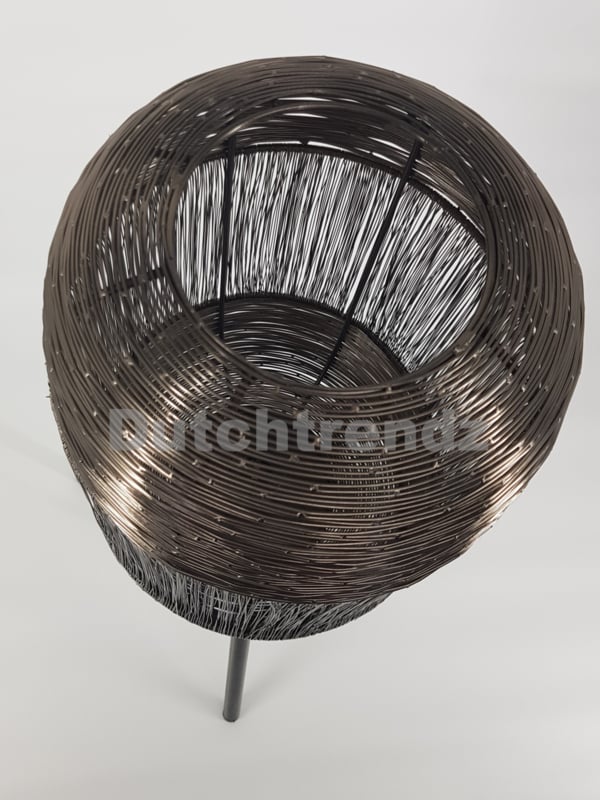 Mansion atmosphere Industrieel Vloerlamp Cillinder zwart/ nikkel