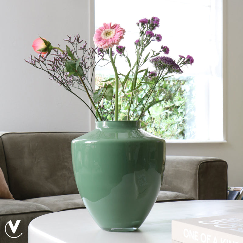 Vaas Tugela S Pastel green Vase The World