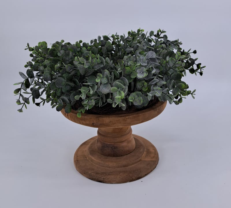 Kunstdecoratie krans – landelijke woonaccessoire met een diameter van 30 cm