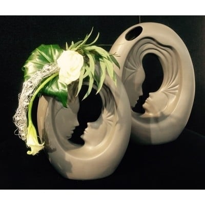Periglass Lover Vase 27 cm ( Grijs )