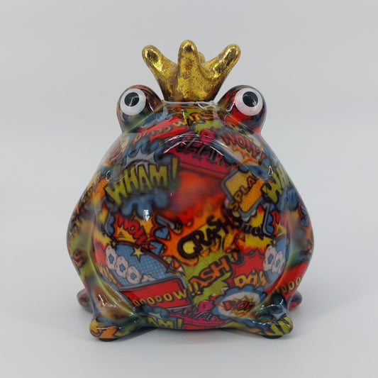 Pomme pidou street art spaarpot kikker Freddy