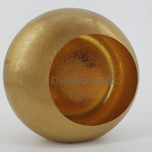 Mansion atmosphere tealight  Hurricane Brass Gold M