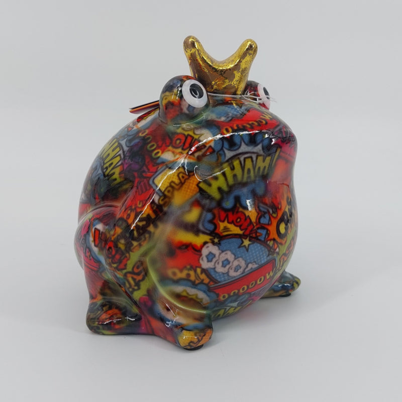 Pomme pidou street art spaarpot kikker Freddy