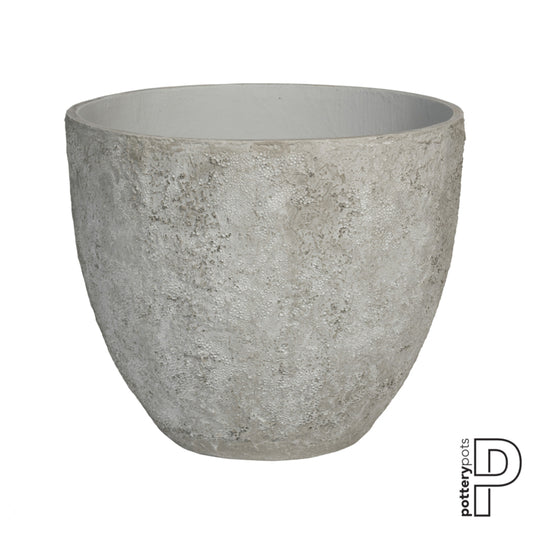Pottery Pots Oyster Jesslyn S  White / Grey (D50cm)