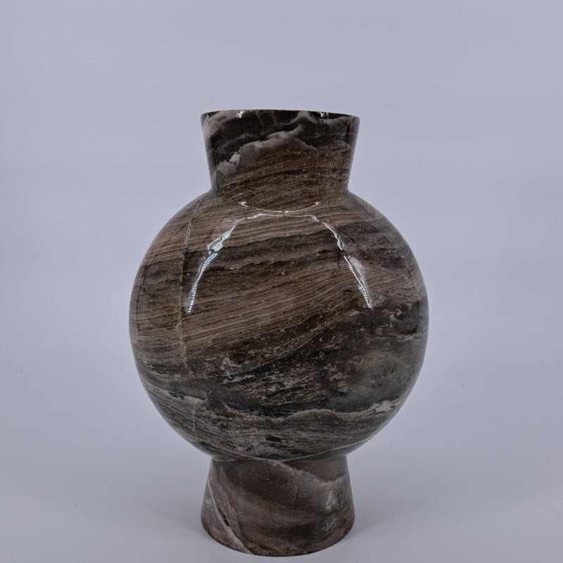Mansion atmosphere Vase Padola marmer look bruin (tweede kansje)