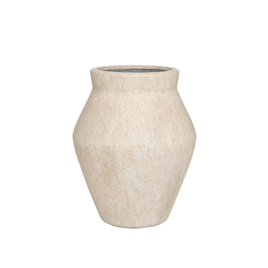 Pottery Pots Fleuri High M Travertine Beige  ( Pre order levering half Juni )