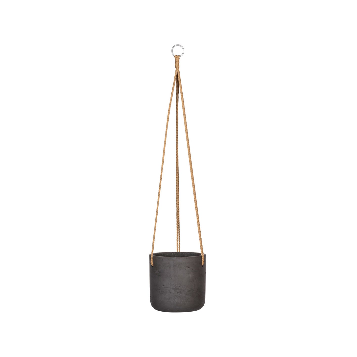 Pottery Pots Charlie M hanging black washed