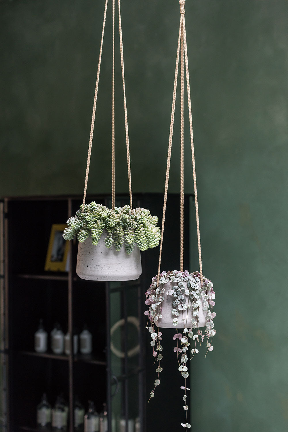 Pottery Pots Patt L ( Hanging) Grey washed