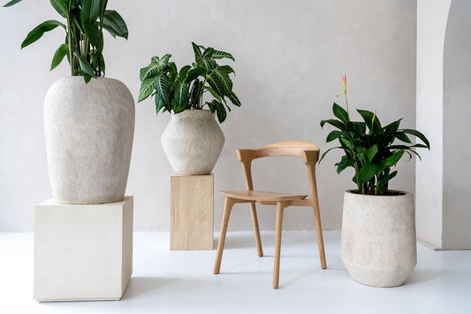 Pottery Pots Lena M travertine Beige ( pre order levering half Juli )