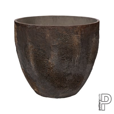 Pottery Pots Oyster Jesslyn XL Brown  (D80cm)