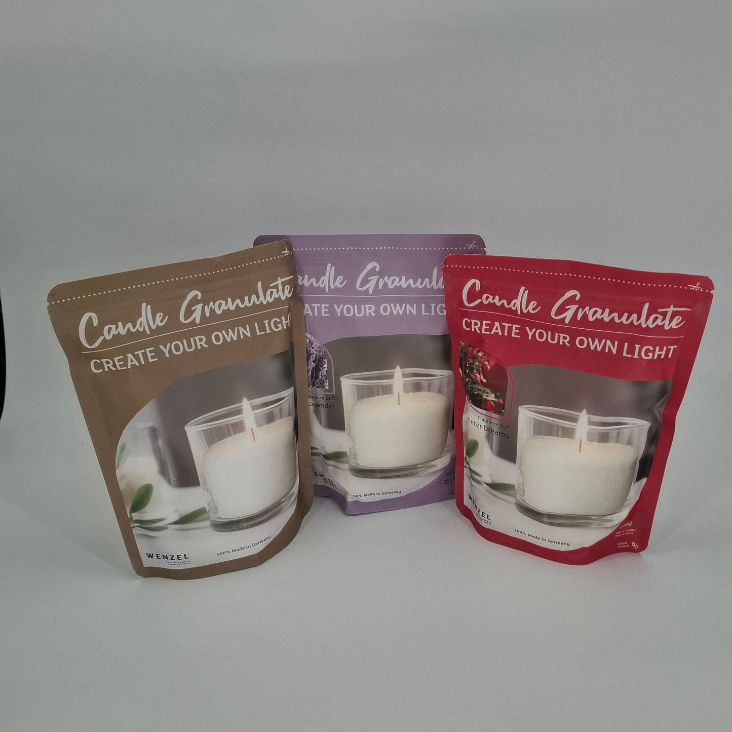 Kaarsenzand neutraal 400 gram – basis voor zelfgemaakte kaarsen"