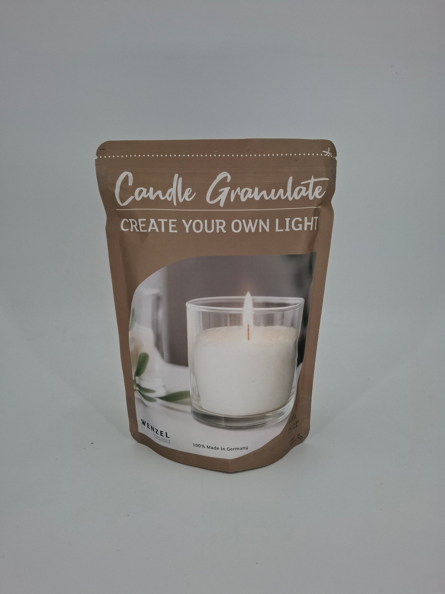 Kaarsenzand neutraal 400 gram – basis voor zelfgemaakte kaarsen"