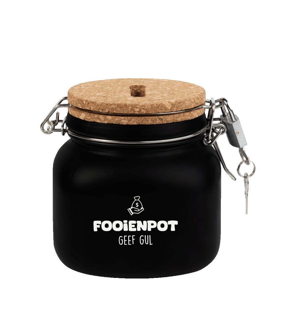 Luxe spaarpot Fooienpot