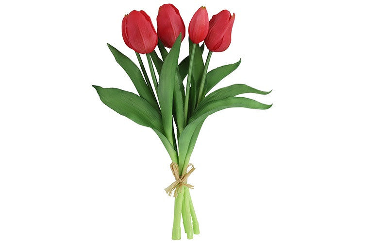Kunst Tulpen Fuchsia 5 stelen